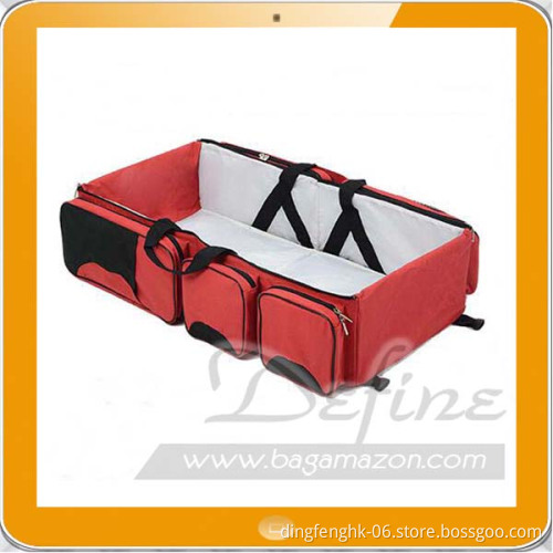 Portable Waterproof Bassinet 3 in 1 Baby Travel Bed Diaper Bag